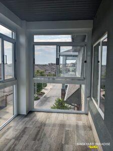 Balcony enclosure , Linden Woods , Winnipeg , Manitoba 1