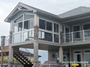 Balcony enclosure , Odin Green, Gimli, Manitoba 5
