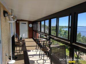Balcony enclosure on top floor , Lac du Bonnet , Manitoba 3