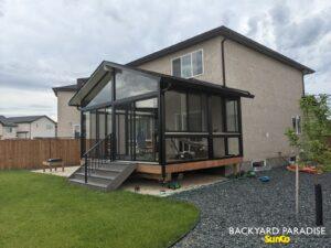 Black Gable sunroom, Transcona ,Winnipeg , Manitoba 2