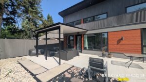 Fixed awning, Winnipeg Beach, Manitoba 2