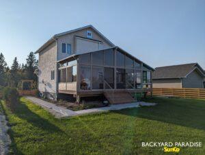 Large Sandalwood Gable sunroom, Tyndall, Manitoba 3