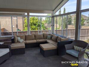 Sandalwood and White Gable sunroom, Stonewall, Maitoba 2