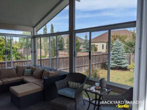 Sandalwood and White Gable sunroom, Stonewall, Maitoba 3
