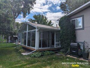 White Gable sunroom in Portage la Prairie, Manitoba 1