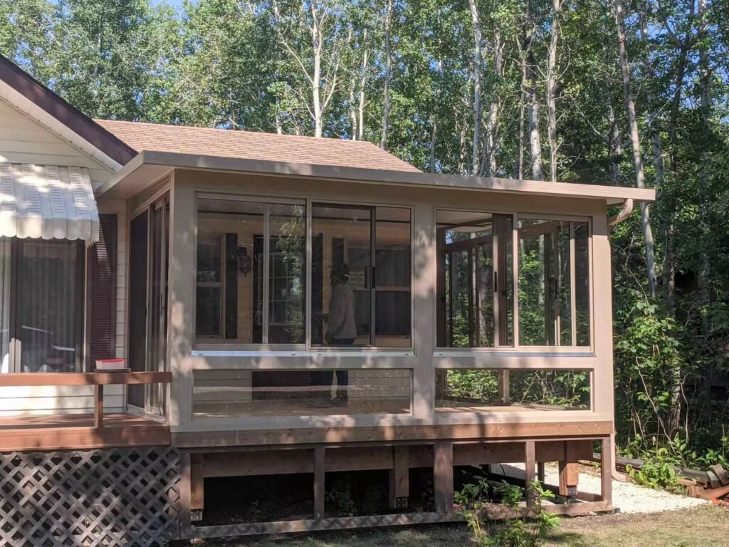 sandalwood studio sunroom by SunCo in Arnes, Manitoba